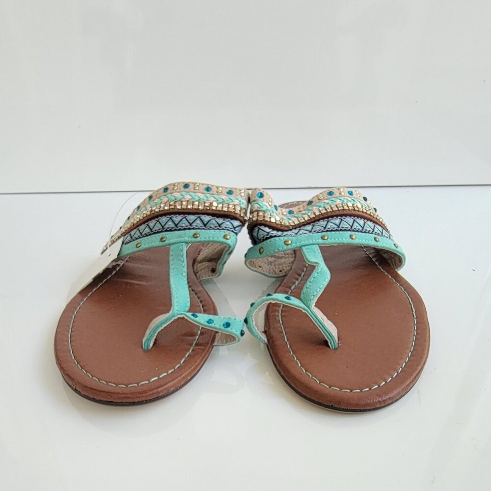 Aloha Island Embellished Thong Sandal
